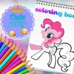 Cute Pony Coloring Book